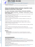 Cover page: Adolescent sedentary behavior and body composition in early adulthood: results from a cohort study