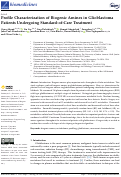 Cover page: Profile Characterization of Biogenic Amines in Glioblastoma Patients Undergoing Standard-of-Care Treatment