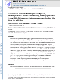 Cover page: Associations Between Major Depressive Episode, Methamphetamine Use Disorder Severity, and Engagement in Sexual Risk-Taking Among Methamphetamine-Using Men Who Have Sex with Men