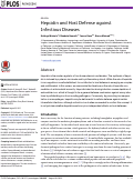 Cover page: Hepcidin and Host Defense against Infectious Diseases