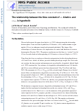 Cover page: The relationship between the time constant of V˙O2 kinetics and V˙O2max is hyperbolic