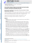 Cover page: Association between diagnosed perinatal mood and anxiety disorders and adverse perinatal outcomes