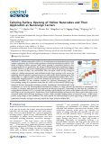 Cover page: Tailoring Surface Opening of Hollow Nanocubes and Their Application as Nanocargo Carriers