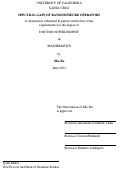 Cover page: Spectral Gaps Of Random Hecke Operators