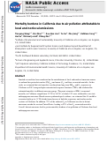 Cover page: Mortality burdens in California due to air pollution attributable to local and nonlocal emissions