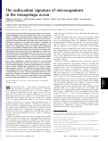 Cover page: The radiocarbon signature of microorganisms in the mesopelagic ocean