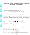 Cover page: Wave packet parametrices for evolutions governed by PDO's with rough symbols