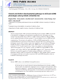 Cover page: Shared and distinct developmental pathways to ASD and ADHD phenotypes among infants at familial risk