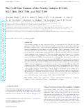 Cover page: The cold dust content of the nearby galaxies IC 5325, NGC 7496, NGC 7590, and NGC 7599