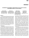 Cover page: Experimental and Numerical Investigation of the Flow in a Trailing Edge Ribbed Internal Cooling Passage