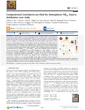 Cover page: Compositional Constraints are Vital for Atmospheric PM2.5 Source Attribution over India