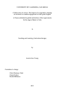 Cover page: Collaboration In Action : the impact of a cooperative learning environment on student engagement in ninth grade English