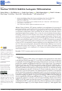 Cover page: Nuclear VANGL2 Inhibits Lactogenic Differentiation