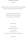 Cover page: Understanding the cultural and professional identity development of bilingual (English-Hindi/Urdu) South Asian American/Canadian mental health clinicians