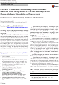 Cover page: Correction to: Consistent Condom Use by Female Sex Workers in Kolkata, India: Testing Theories of Economic Insecurity, Behavior Change, Life Course Vulnerability and Empowerment