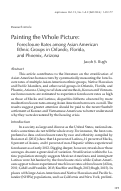 Cover page: Painting the Whole Picture: Foreclosure Rates among Asian American Ethnic Groups in Orlando, Florida, and Phoenix, Arizona`