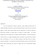 Cover page: A Hypothetical Burning-Velocity Formula for Very Lean Hydrogen-Air Mixtures