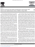 Cover page: Evidence From Early State Medicaid Expansions Demonstrates That Uneven State Implementation Harms Childless Young Adults