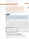 Cover page: Successful Noninvasive 12-Lead ECG Mapping-Guided Radiotherapy of Inaccessible Ventricular Tachycardia Substrate Due to Mechanical Valves