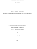 Cover page: Essays in Industrial Organization: The Effects of Vertical Integration on Prices and New Product Introduction