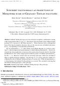 Cover page: Schubert polynomials as projections of Minkowski sums of Gelfand-Tsetlin polytopes