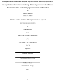 Cover page: Investigation of the resistance and susceptible responses of tomato (Solanum lycopersicum) to tomato yellow leaf curl virus, the invasion biology of tomato begomoviruses in Costa Rica and characterization of two weed-infecting begomoviruses in the Caribbean Basin