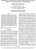 Cover page: Regularization of Word Order in the Verb Phrase differs from the Noun Phrase: Evidence from an online silent gesture perception paradigm