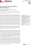 Cover page: Uncovering the Horseshoe Effect in Microbial Analyses