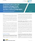 Cover page: A Detailed Look at How the Pandemic Changed Travel Patterns Across Regions in Northern California Megaregion