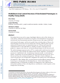 Cover page: Multidimensional latent structure of risk-related phenotypes in healthy young adults.