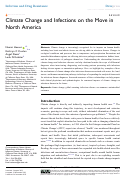 Cover page: Climate Change and Infections on the Move in North America