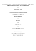 Cover page: The Relation of Exposure to Violence and Maternal Responsiveness to Young Children's Behavioral Functioning: Evidence from a High-Risk Sample