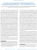 Cover page: Secondary Cases of Invasive Disease Caused by Encapsulated and Nontypeable Haemophilus influenzae — 10 U.S. Jurisdictions, 2011–2018