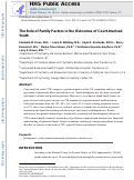 Cover page: The Role of Family Factors in the Outcomes of Court-Involved Youth.