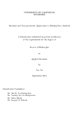 Cover page: Bayesian and Non-parametric Approaches to Missing Data Analysis