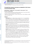 Cover page: Prenatal dioxin exposure and glucose metabolism in the Seveso Second Generation study