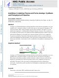 Cover page: Azetidines‐Containing Fluorescent Purine Analogs: Synthesis and Photophysical Properties