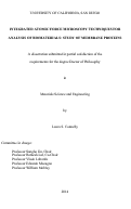 Cover page: Integrated Atomic Force Microscopy Techniques for Analysis of Biomaterials : : Study of Membrane Proteins
