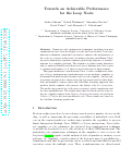 Cover page: Towards an Achievable Performance for the Loop Nests