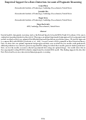 Cover page: Empirical Support for a Rate-Distortion Account of Pragmatic Reasoning