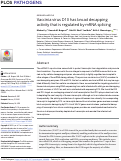 Cover page: Vaccinia virus D10 has broad decapping activity that is regulated by mRNA splicing