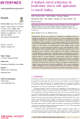 Cover page: A feedback control architecture for bioelectronic devices with applications to wound healing
