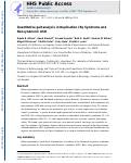 Cover page: Quantitative Gait Analysis in Duplication 15q Syndrome and Nonsyndromic ASD