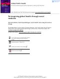 Cover page: Re-imagining global health through social medicine