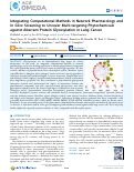 Cover page: Integrating Computational Methods in Network Pharmacology and <i>In Silico</i> Screening to Uncover Multi-targeting Phytochemicals against Aberrant Protein Glycosylation in Lung Cancer.