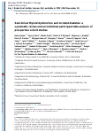 Cover page: Subclinical thyroid dysfunction and incident diabetes: a systematic review and an individual participant data analysis of prospective cohort studies