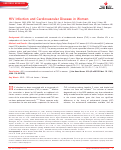 Cover page: HIV infection and cardiovascular disease in women.