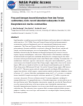 Cover page: Free and kerogen‐bound biomarkers from late Tonian sedimentary rocks record abundant eukaryotes in mid‐Neoproterozoic marine communities