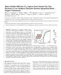 Cover page: Water Enables Efficient CO2 Capture from Natural Gas Flue Emissions in an Oxidation-Resistant Diamine-Appended Metal–Organic Framework