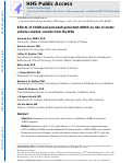 Cover page: Effects of Childhood and Adult Persistent Attention-Deficit/Hyperactivity Disorder on Risk of Motor Vehicle Crashes: Results From the Multimodal Treatment Study of Children With Attention-Deficit/Hyperactivity Disorder